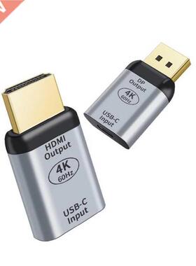 USB Type C Female to HDMI DP Male Adapter 4K 60Hz USB C .1