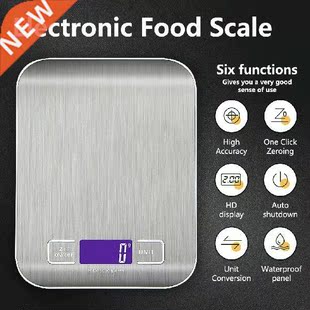 Digital LCD Food Scales Electronic Stainless Steel Ounces