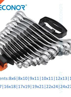 12pcs Oil Pipe Flare Nut Wrench Key Set Tools of Nut Spanne