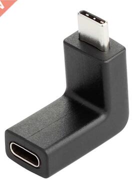 10Gbps USB .1 Type-C Port Male to Female adapter Side Bend