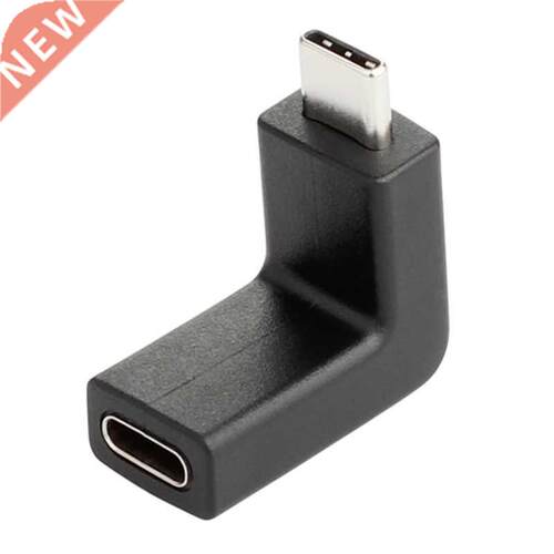 10Gbps USB .1 Type-C Port Male to Female adapter Side Bend