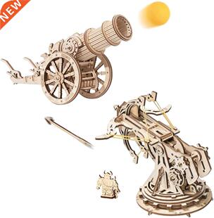 Robotime ROKR DIY 3D Medieval Siege Weapons Wooden Puzzle Ga