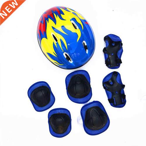7pcs Adjustable Gift Roller Helmet Cycling Skating Knee Spor