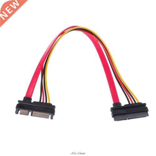 1Pc 30cm 22Pin(15+7) Male To 22 pin Female SATA Serial ATA