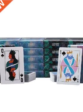 OOTDTY Simple Style Playing Cards Newest Fluid Flower Cut