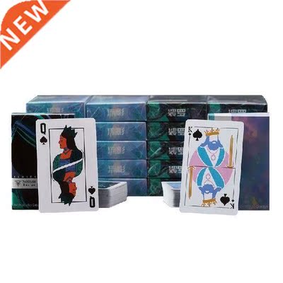 OOTDTY Simple Style Playing Cards Newest Fluid Flower Cut