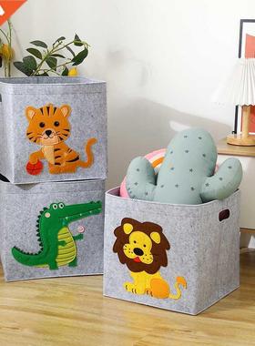2022 New Cube Folding Thickened Felt Fabric Storage Box For