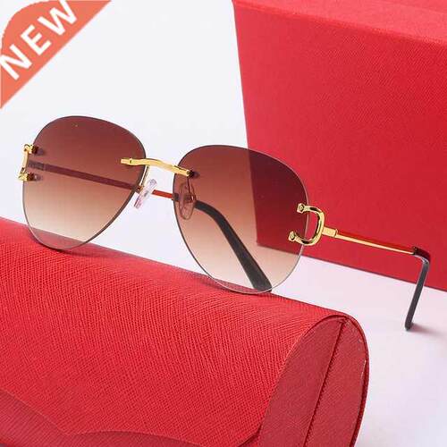 2022 Gradient Men Carter Wire C Designer Diamond Cut Sun Gla