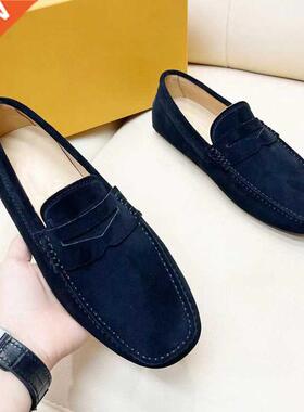 Hot Sale Men's Driving Shoes Classic Slip-On Lightweight Bla
