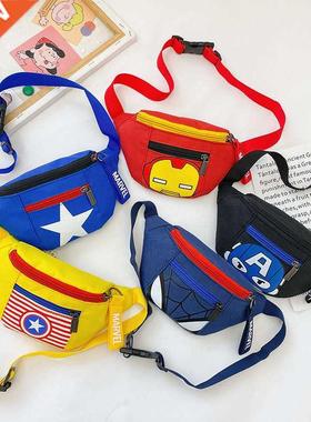 canves carton girl boy messenger bag Spider-Man children che