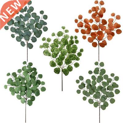 65CM Atificial Leaves Banch eto Geen Silk Eucalytus