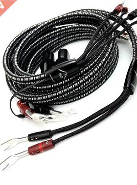 Audiophile K2 Speaker Cable Banana to Spade Plug PSS Silver