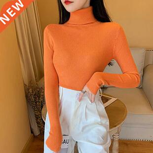55% OFF 2022 Winter Women Long Sleeve Knitted Foldover Turtl