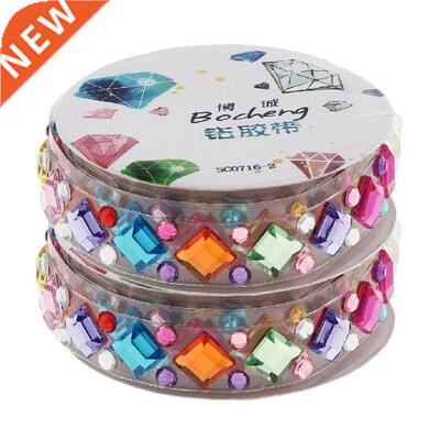 Self Adhesive Glitter Crystals Sticker On Rhinestones Tape