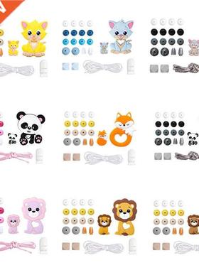 1 Set Silicone Beads Teething Rodent Food Grade BPA Free Fox