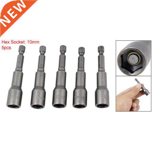 5 pcs Power 10mm Hex Socket Nut Setters Driver