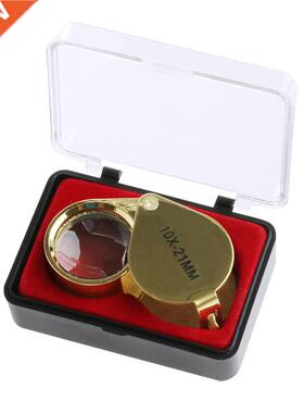TCAM Magnifier 10X 21mm Mini Triplet Jeweler Eye Loupe Magni