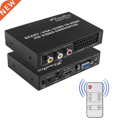 HDMI Scart converter adapter composite AV VGA Scart to HDMI