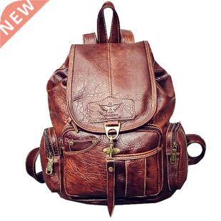 Female backpack mochila feminina leather women mochila mujer