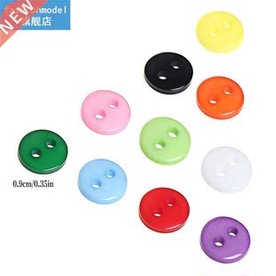 750 Pcs/set 2-hole Buttons Clothing DIY Sewing Crafting Plas