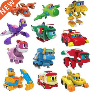 Newest ABS Min Deformation Gogo Dino Action Figures REX Tran