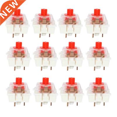 12Pcs Plastic for Cherry Red 3 Pin MX RGB Mechanical Switch