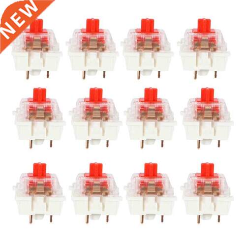12Pcs Plastic for Cherry Red 3 Pin MX RGB Mechanical Switch