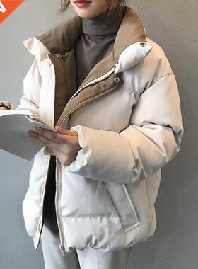 2021 Women's Winter Jacket Streetwear Polyester Zipper Strai