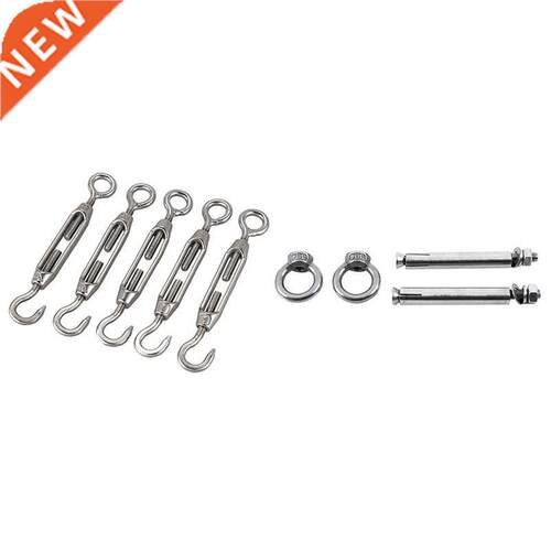 5 Pcs M4 Stainless Steel 304 Hook & Eye Turnbuckle &