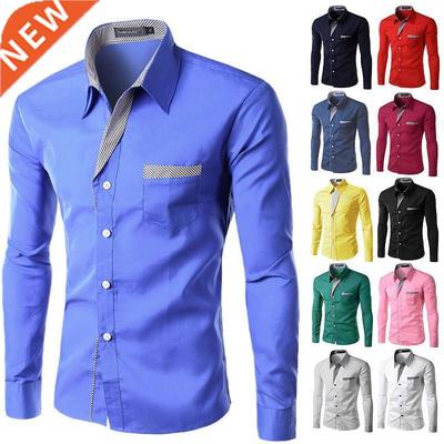 2022 Hot Sale New Fashion Camisa Masculina Long Sleeve Shirt
