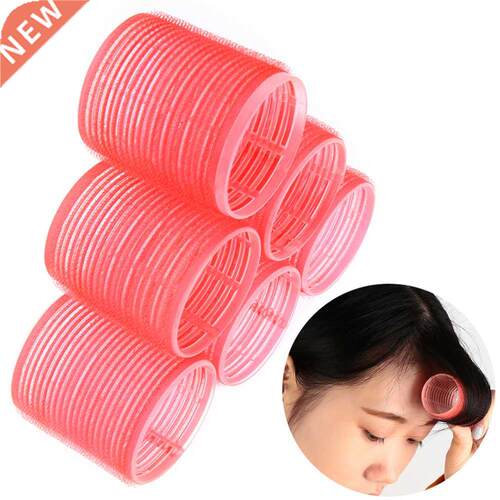 6 Pcs/Set Multi Size Random Color Large Self Grip Hair Rolle