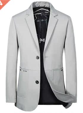 Casual Blazer Fashion Autumn Winter Mens Blazer Jacket Solid