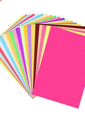 100Pcs Hand Craft Paper Practical A4 Size Colored Paper