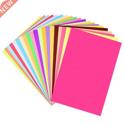 100Pcs Hand Craft Paper Practical A4 Size Colored Paper