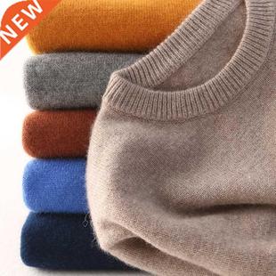 Cashmere cotton sweater men 2021 autumn winter jersey Jumper