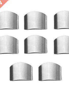 8 Pcs Stainless Steel Finger Guard,Finger Protector Hand Gua