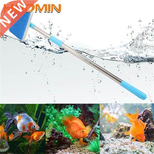 HOOMIN Double-Sided Sponge Cleaning Brush Aquarium Fish
