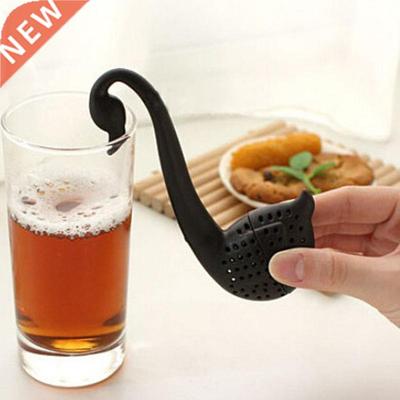 LINSBAYWU New Nolvety Gift Swan Spoon Tea Strainer Infuser