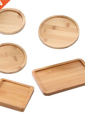 Bonsai Flower Pot Holder Fley Cuion Wooden Tray Planter