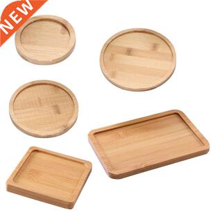 Bonsai Flower Pot Holder Fley Cuion Wooden Tray Planter