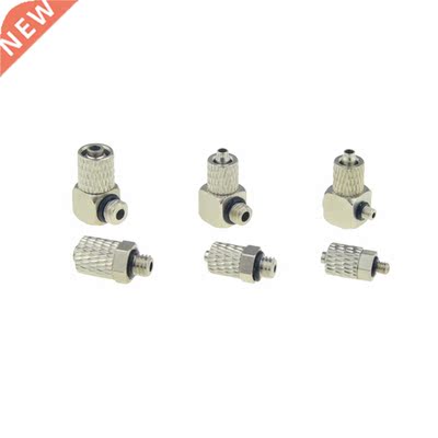 Mini Pneumatic Pipe Fitting Quick Connector M3 M5 M6 Thread