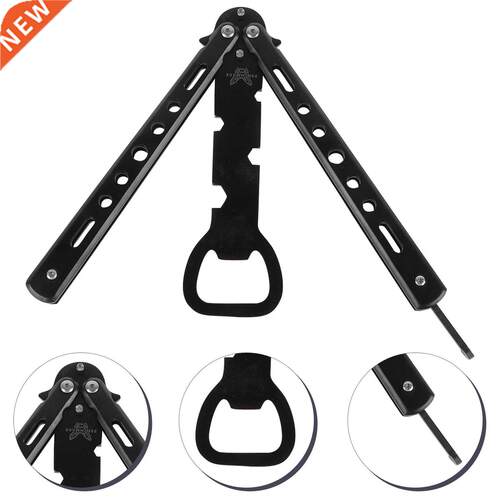 Bottle Opener Style Trainer Tool Metal Beer Black Bar