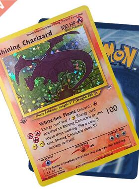 Pokemon Base Set 1996Years English Cards Game Pokemon Shinin