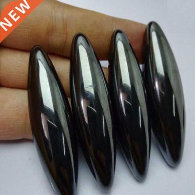 4 Pieces/batch Oval Black Polished Ferrite Magnet 60*18mm Ba
