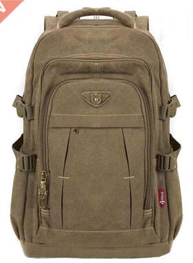 Men's Military Backpack Zipper Rucksacks Laptop Travel