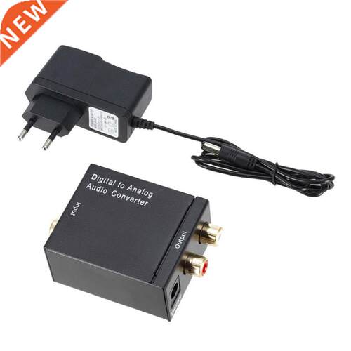 USB DAC Dgtal To Analog Audo Converter RCA R/L Output Opt