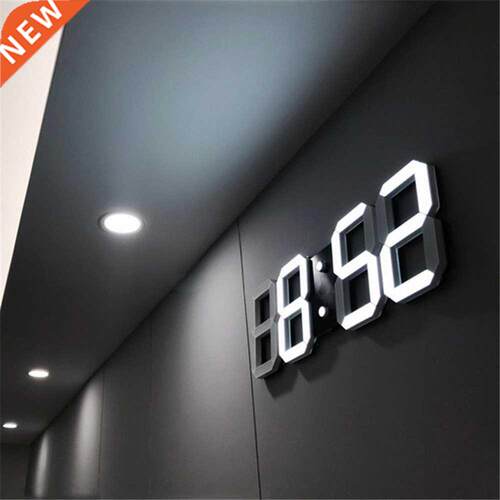 3D LED Dgtal Clock Modern Desgn Wall Clock Dgtal Nghtl