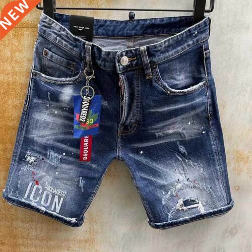 2021 New Style Dsquared2 Fashion nd Ripped Paint Dot Men&amp