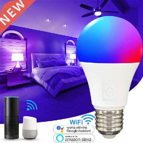15W WiFi Smrt Light Bulb E27 LED RGB Lmp Work With