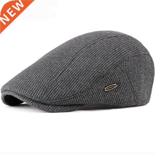 HT2646 Beret Cap New Autumn Winter Hat Caps for Men Women Ad